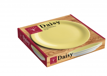 Daisy vanille - 2 Stk. Teller 19,3cm. in Geschenkverpackung